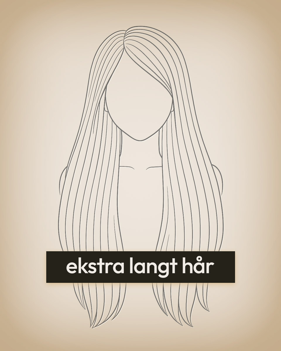 Ekstra langt hår