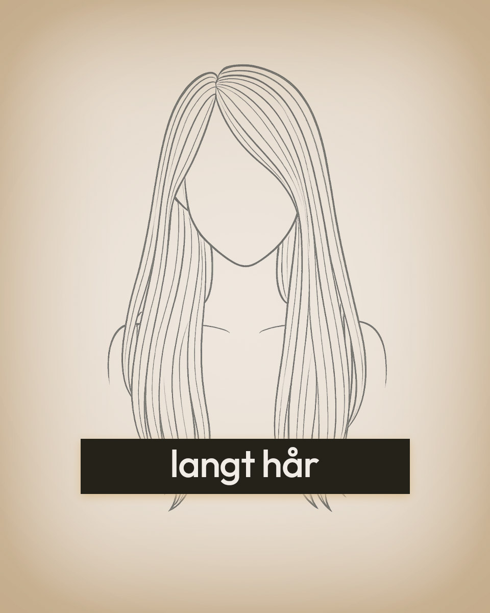 Langt hår